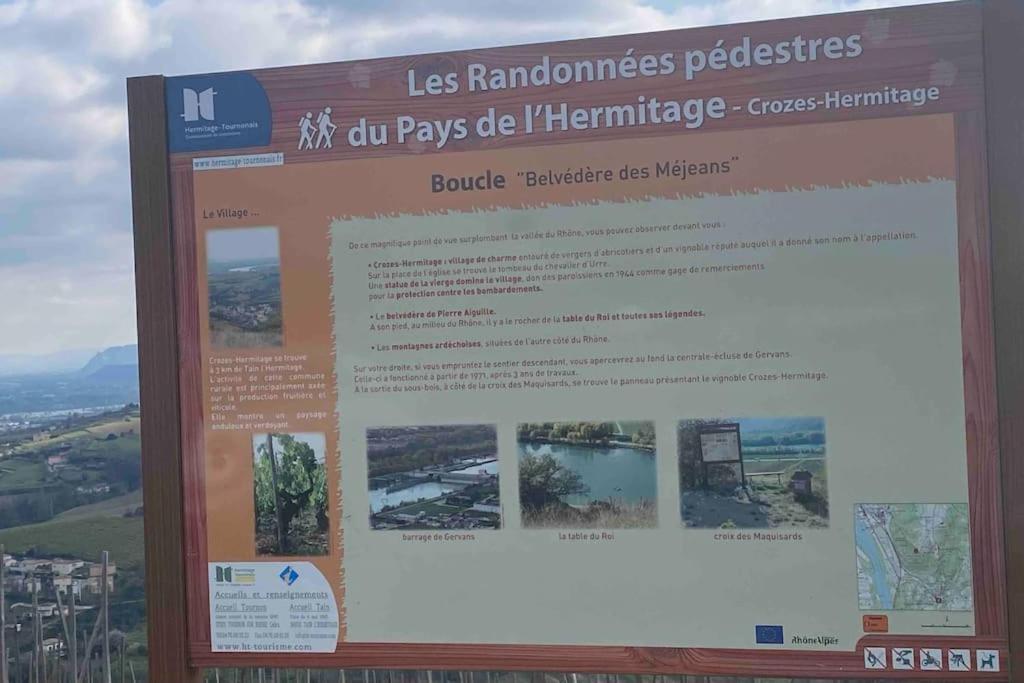Apartmán Pres Des Vignes Crozes-Hermitage Exteriér fotografie